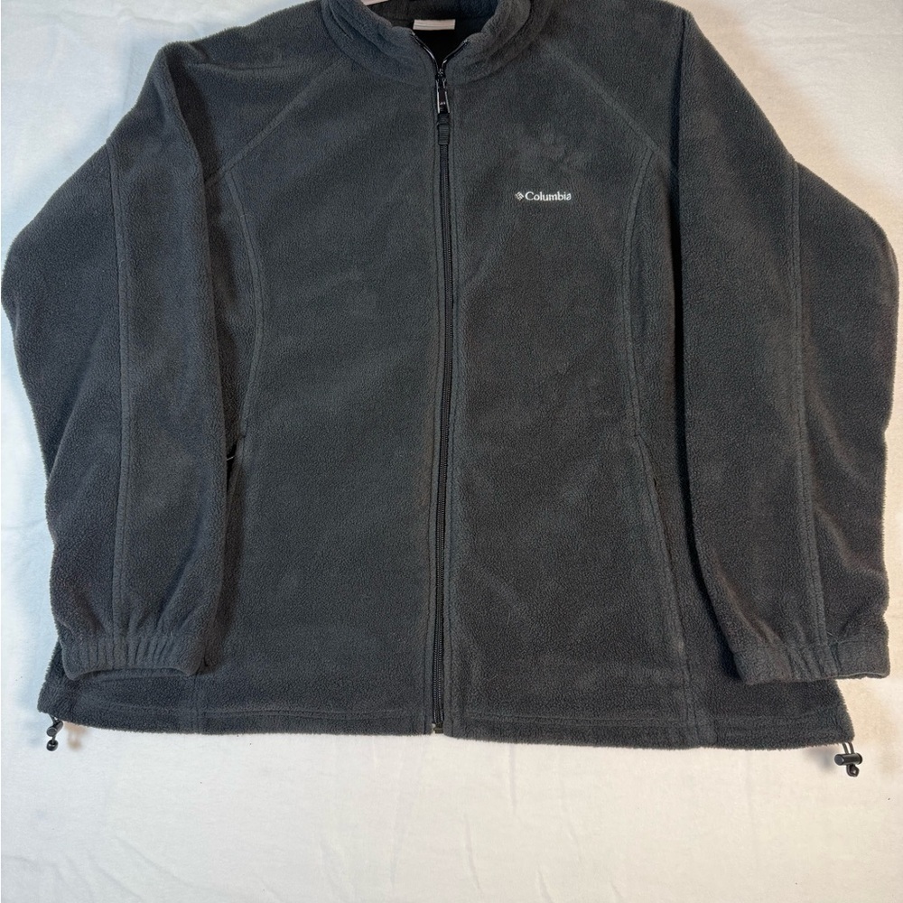 Columbia Women's Black Zip-up Fleece Jacket Size 2X - Picture 7 of 7